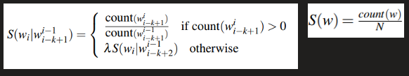 count(nf-' ) 
otherwise 
count ( w) 