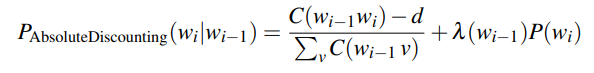 PAbsoluteDiscounting (Wi Wi— I ) ¯ 
EvC(Wi-l V) 