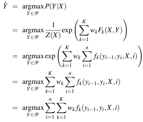 argmaxP(YlX) 
argmax 
exp 
argmax exp 
argmax VVk (M— I X , İ) 
argmax 